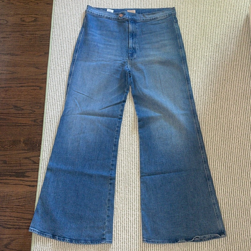 MOTHER Women's Blue Flare Jeans